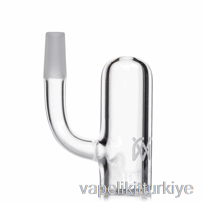 Vape Elektronik Sigara Mj Arsenal 10mm Premium Kuvars Soğuk Marş Damla Kova Banger Gümüş - Yarım Kaynak